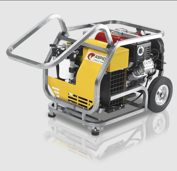 DOA Super Aspid B 14HP B&S Portable Hydraulic Power Unit w/ 50ft Hose Set 8 GPM